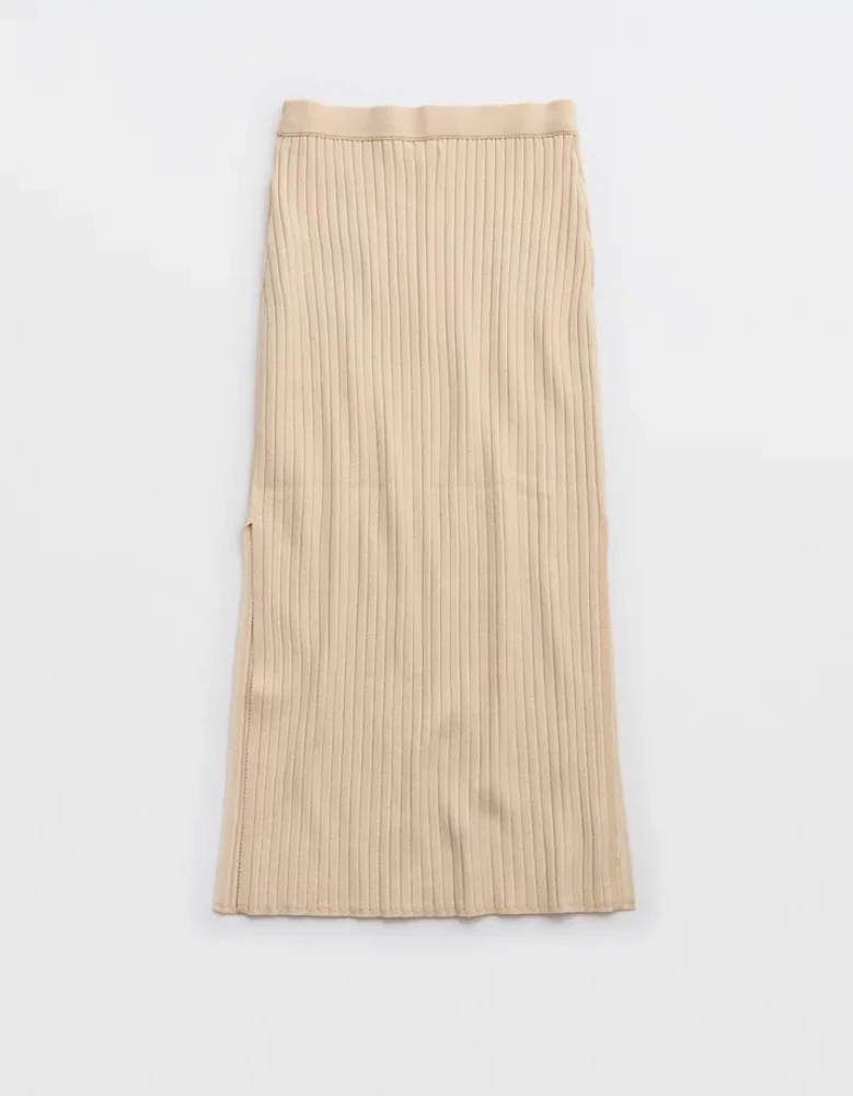 Aerie Late Night Midi Skirt