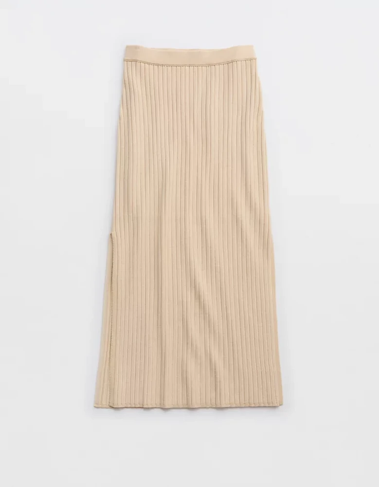 Aerie Late Night Midi Skirt