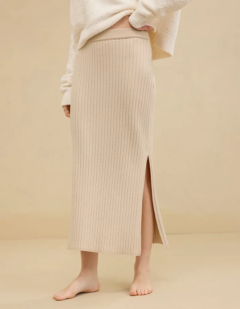 Aerie Late Night Midi Skirt