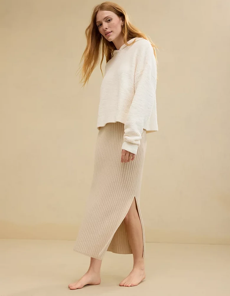 Aerie Late Night Midi Skirt