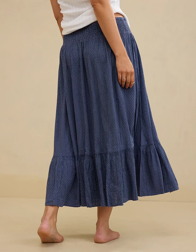 Aerie V-Waist Maxi Skirt