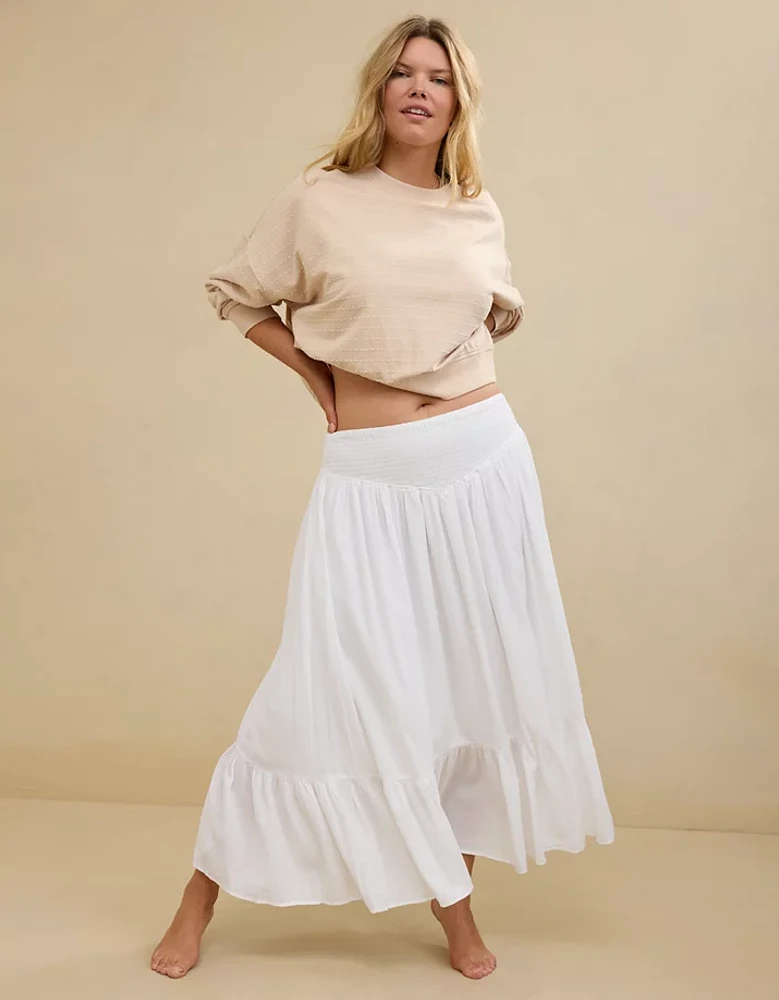 Aerie V-Waist Maxi Skirt