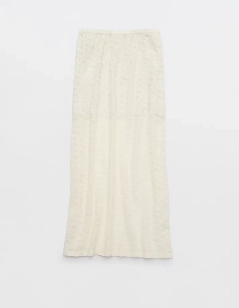 Aerie Vintage Lace Midi Skirt