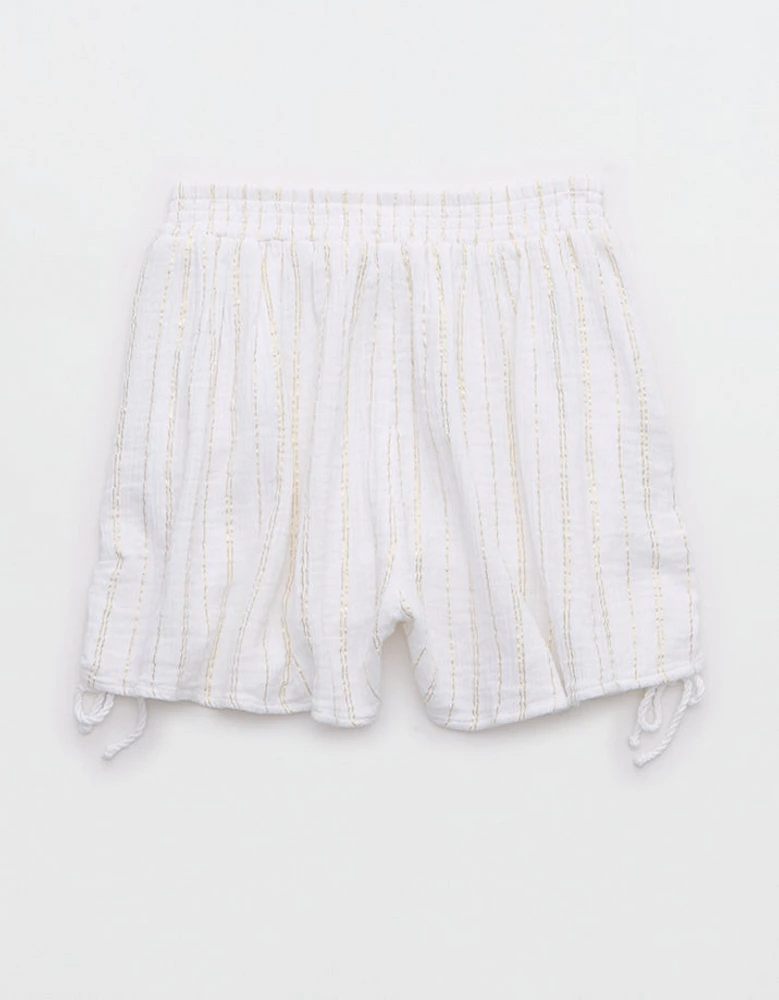 Aerie Pool-To-Party Lurex Cinched Short