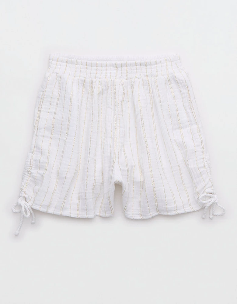 Aerie Pool-To-Party Lurex Cinched Short