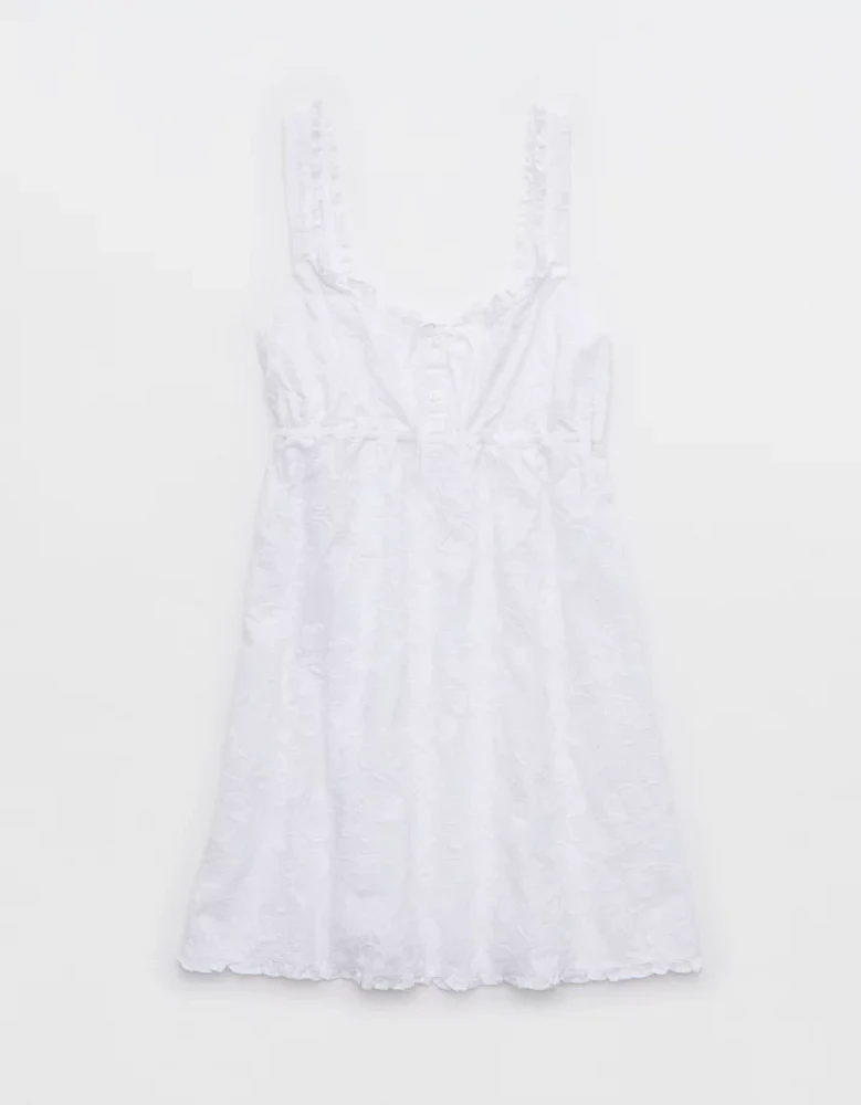 Aerie Off-Duty Embroidered Cotton Nightie