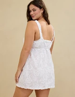 Aerie Off-Duty Embroidered Cotton Nightie