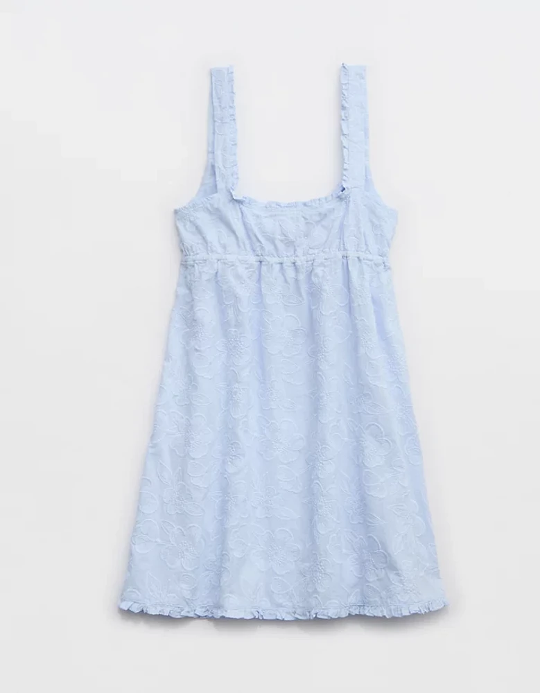 Aerie Off-Duty Embroidered Cotton Nightie