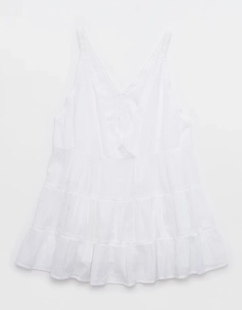 Aerie Tiered Coverup Mini Dress