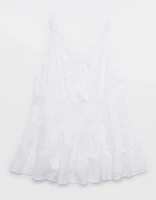 Aerie Tiered Coverup Mini Dress