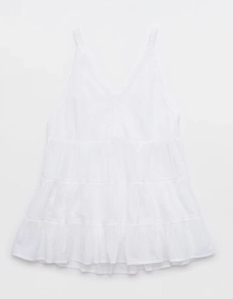 Aerie Tiered Coverup Mini Dress