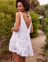 Aerie Tiered Coverup Mini Dress
