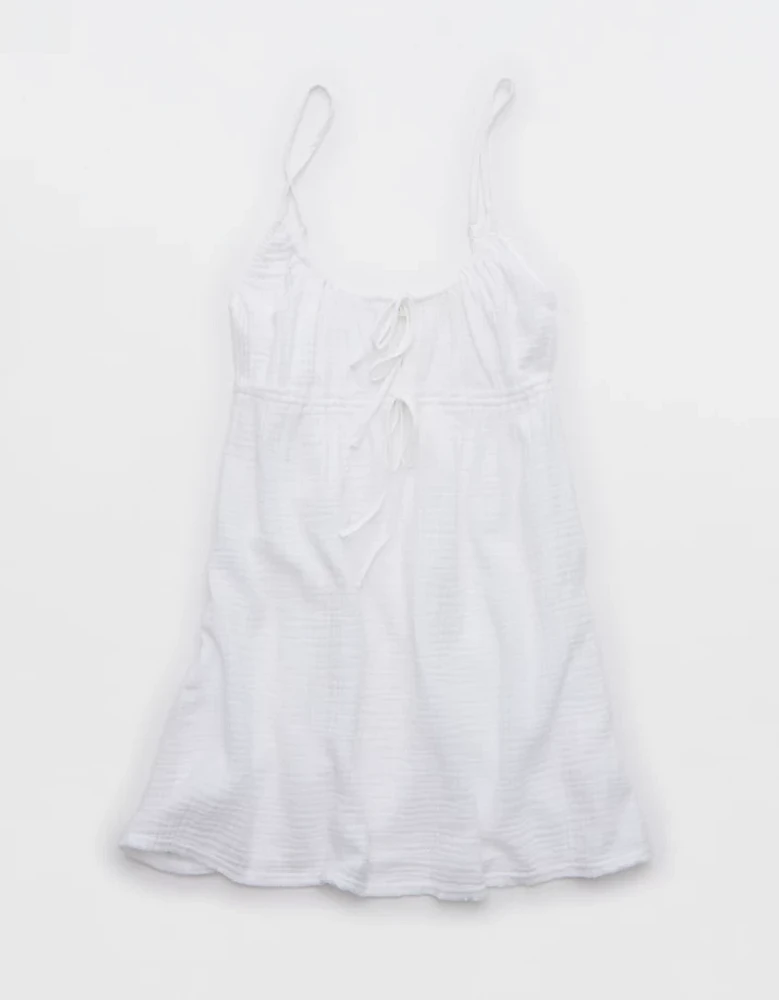 Aerie Tie Front Cover Up Dress