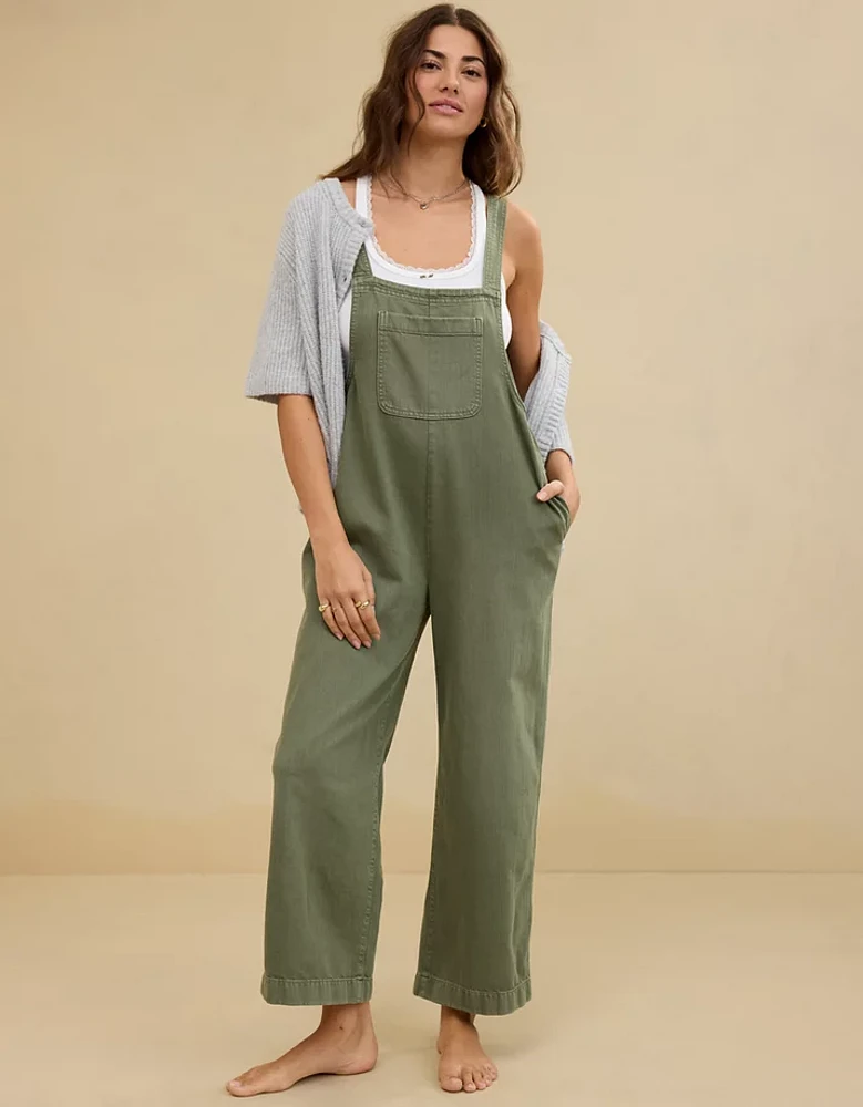 Aerie Denim Overall