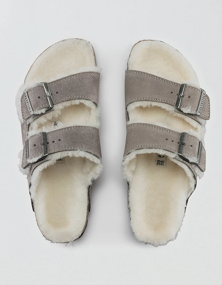 Birkenstock Shearling Arizona Sandal