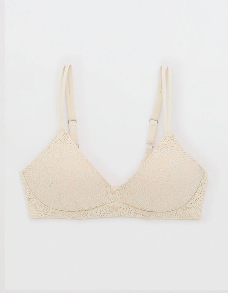 Sunnie Bloom Lace Wireless Push Up Bra