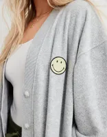 Aerie Smiley® Cozy Fleece Cardigan