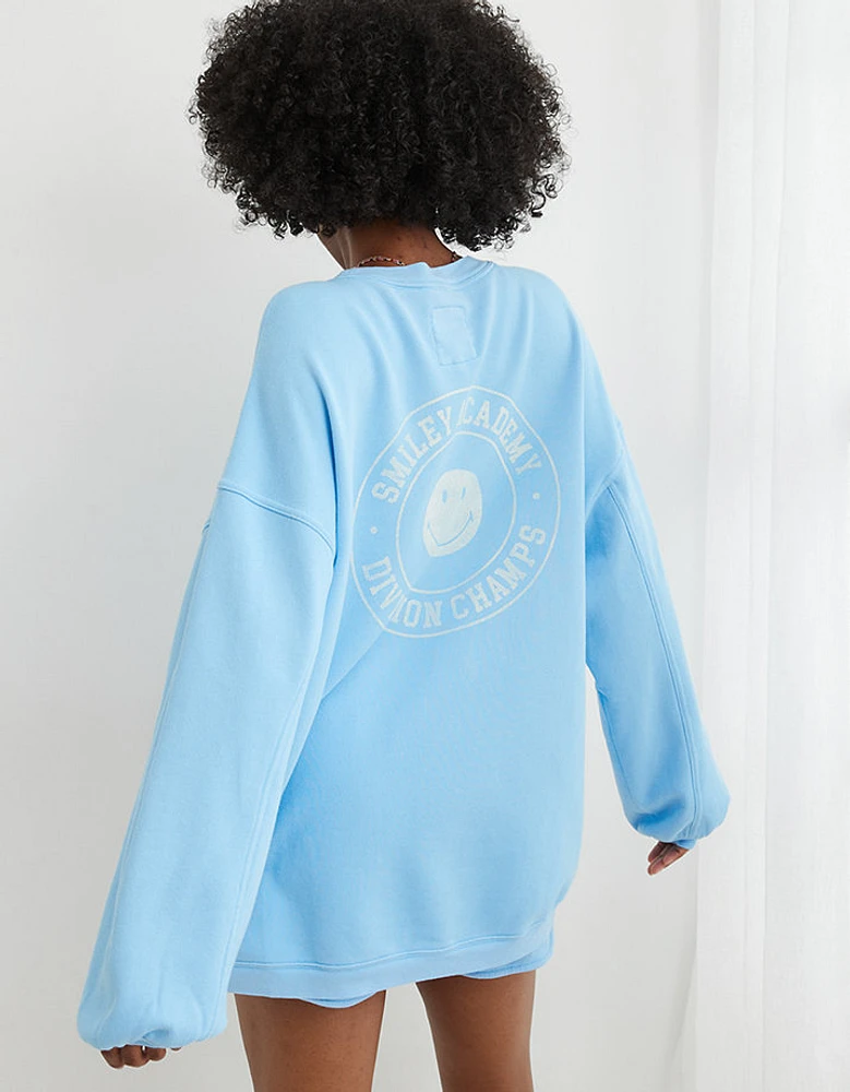 Aerie Smiley® REAL Crew Sweatshirt