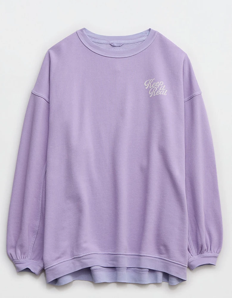 Aerie REAL Crew Sweatshirt