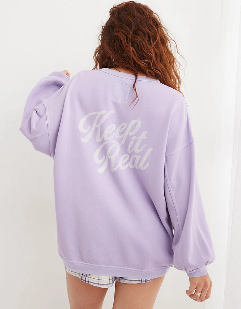 Aerie REAL Crew Sweatshirt