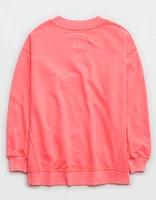 Aerie Vacay Every Day V Neck Sweatshirt