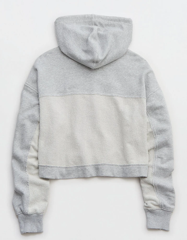 Aerie Cropped Full Zip Hoodie