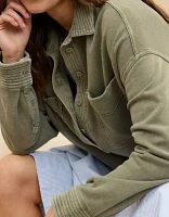 Aerie Popover Polo Sweatshirt