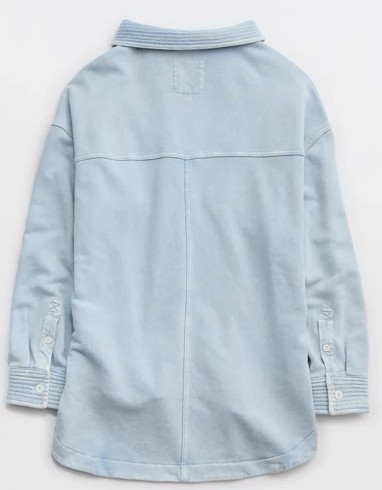 Aerie Popover Polo Sweatshirt