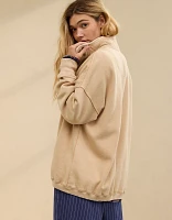 Aerie Getaway Quarter Snap Sweatshirt