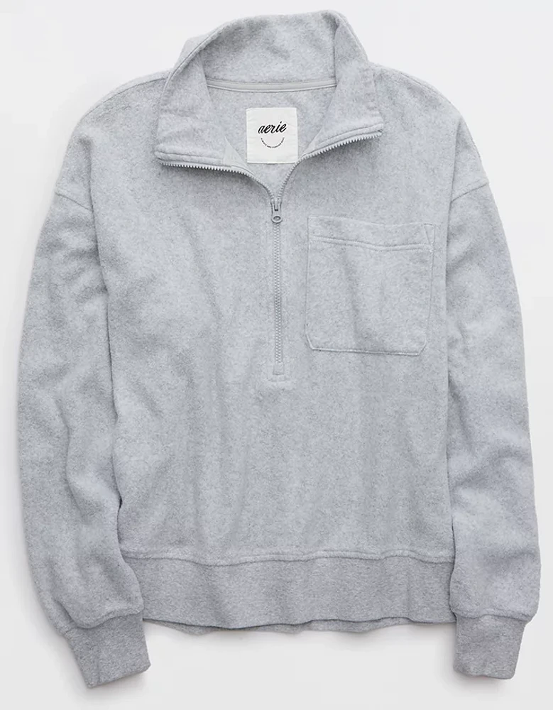 Aerie Softest Quarter Zip Sweatshirt