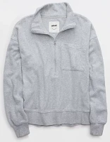 Aerie Softest Quarter Zip Sweatshirt