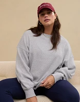 Aerie Long Weekend Waffle Sweatshirt