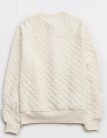 Aerie Quilted Cardi Bomber