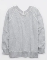 Aerie Downtime V-Neck Sweatshirt