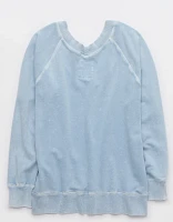 Aerie Downtime V-Neck Sweatshirt