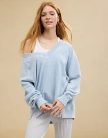 Aerie Downtime V-Neck Sweatshirt