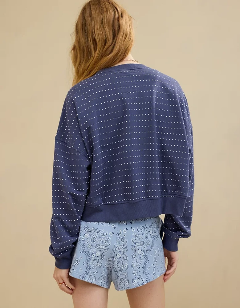 Aerie Take It Easy Crew Sweatshirt