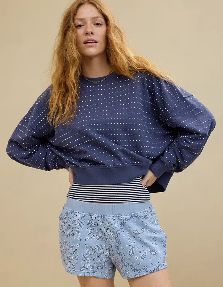 Aerie Take It Easy Crew Sweatshirt
