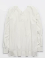 Aerie Downtime V-Neck Sweatshirt