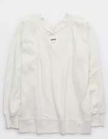 Aerie Downtime V-Neck Sweatshirt