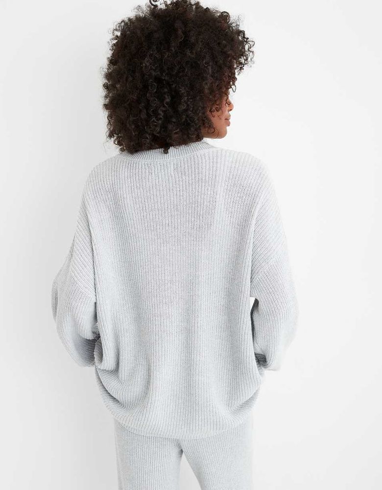 Aerie Oversized Henley Sweater