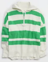 Aerie Beyond Quarter Zip Sweater