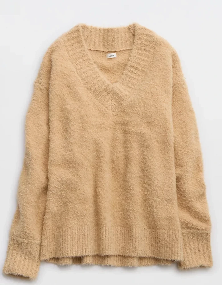 Aerie Teddy Boucle Sweater