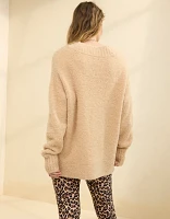 Aerie Teddy Boucle Sweater