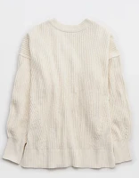 Aerie Beyond Chenille V-Neck Sweater