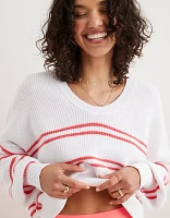 Aerie Beyond Cropped Sweater