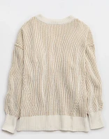 Aerie Beyond Chenille V-Neck Sweater