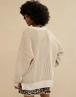 Aerie Beyond Chenille V-Neck Sweater