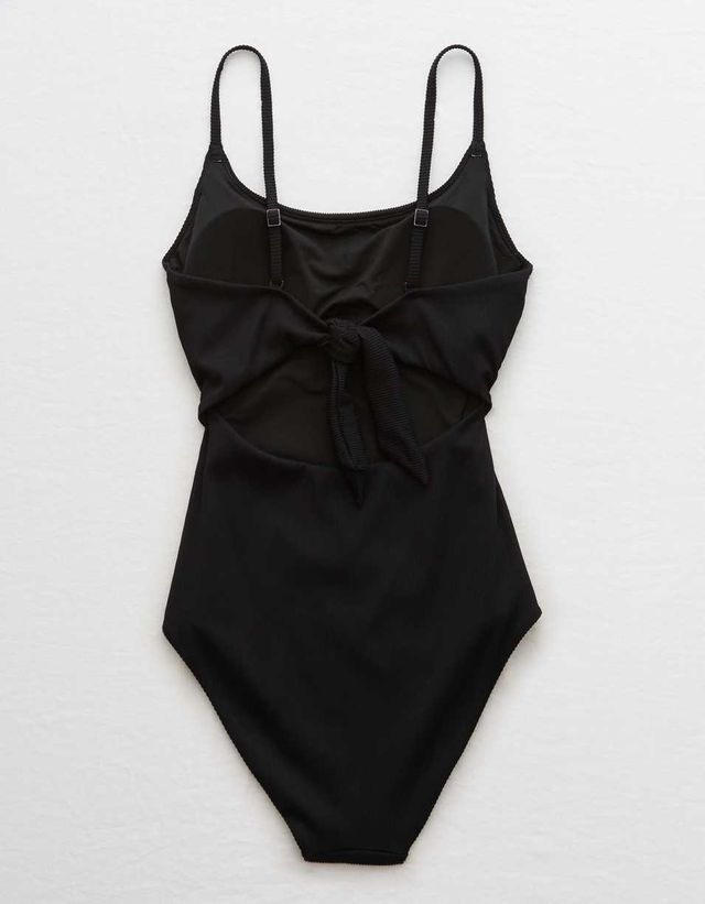 Buy Aerie Ribbed Tie Back One Piece Swimsuit online