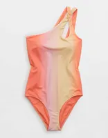 Aerie One Shoulder Piece Swimsuit
